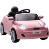 AIYAPLAY Macchina Elettrica per Bambini 12V Fiat 500 con Telecomando