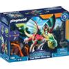 Drago giocattolo con personaggio DRAGONS THE NINE-REALMS FEATHERS-ALEX 71083