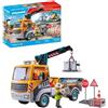 PLAYMOBIL Camion da cantiere con gru telescopica 71750