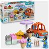 LEGO Set di costruzione Gita alla gelateria DUPLO BLUEY