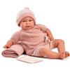 Bambola bebè realistica con copertina MI-PRIMER-REBORN-DANIELA 52 CM 81055