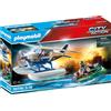 PLAYMOBIL Idrovolante della polizia con barca e personaggi 70779
