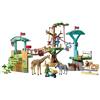 PLAYMOBIL Parco avventura dello zoo con giraffa, zebra e personaggi 72070
