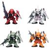 BANDAI SPIRITS BANDAI Hobbykit BB Senshi Gundam ZGMF ZAKU Serie Set
