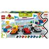 LEGO Set di costruzioni auto da corsa e piloti DUPLO F1 10445