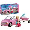 PLAYMOBIL Auto decappottabile con personaggio BARBIE 72123