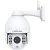 Foscam SD4 - Telecamera Wi-Fi Dual Band, Motorizzata con Zoom 4x, 4.0 Megapixel
