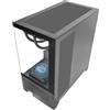 Case PC mid tower con schermo LCD e vetro temperato continuo MC-LCDX-ATX