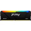 Memoria RAM DIMM per desktop con illuminazione RGB FURY BEAST DDR4 3200MHZ 8GB C