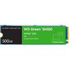 WESTERN DIGITAL SSD interno M.2 NVMe GREEN-SN350 500GB-PCIE 3.0