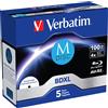 Dischi Blu-ray registrabili stampabili BDXL 100GB 4X JEWEL-CASE 5 UDS 43834