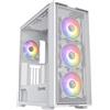 Case gaming per PC con 4 ventole ARGB, vetro temperato e filtri antipolvere H2-A