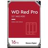 WESTERN DIGITAL Disco rigido interno da 3,5 pollici per NAS RED-PRO 16TB 7200RPM