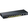 ZYXEL Switch Gigabit PoE gestito a 8 porte GS1900-10HP L2 2X-SFP