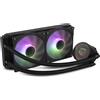 NOX Kit di raffreddamento a liquido AIO per CPU HUMMER-M240 ARGB 2X120MM