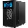 Case gaming mid tower ATX con vetro temperato e schermo LCD HUMMER-BIOS 8-PULGAD