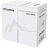 Bobina di cavo Ethernet rigido in rame puro per installazione CAT6 U/UTP AWG23 3