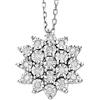 BLISS COLLANA BLISS SERIE ELISIR ORO BIANCO 18KT CON PENDENTE DIAMANTI