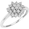 BLISS Anello oro bianco 18kt con diamanti