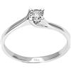 BLISS Anello oro bianco 18kt diamante solitario