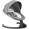 Momi Sdraietta Neonati Elettrica Max 9 kg Bluetooth Grigio Scuro KENANI | Dondolo con Telecomando, Timer, 5 Velocità e 10 Melodie per Regolare Facilmente Movimento, Durata, Volume e Musica Scelta