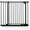 Safetots Cancelletto di Sicurezza Elite, 80cm - 89cm, Nero Opaco, Cancelletto di Sicurezza a Pressione per Scale, Cancelletto per Bambini per Porte, Barriera di Sicurezza, Installazione Facile