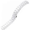 CARZE Applicabile For Adattarsi All'orologio In Ceramica Armani 20mm23mm Bianco Brillante Cinturino In Ceramica AR1424 AR1426 AR1421 AR1425 Cinturini Guarda gli accessori(20x9.5mm)