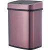 Amazon Basics Pattumiera in acciaio inox, automatica, rettangolare, da 12 litri, Burgundy