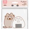 Grupo Erik Pusheen Sushi Roll Set 2 Stickers | Adesivi Vinile Sagomati | Laptop, Borraccia e Cellulare, Decorazioni Resistenti, Gatto Gadget, Regalo Kawaii
