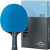 STIGA Racchetta da Ping Pong Pro WRB Blue Edition - Racchetta da Tennis Tavolo a 3 Stelle con Rivestimento in Gomma Blu