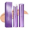 HQRKOTM Texture Idratante, Fondotinta Coreano Con Pennello, 2 In 1 Fondotinta Stick(Colore Naturale)