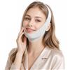 Haoutdory Maschera V per il Viso,Maschera Rassodante Riutilizzabile per il Contorno V,Maschera Lifting Ice-Cool per V Line,Fascia Snellente per Doppio Mento e Pelle Rilassata,D