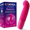 Control Cosmic Pleasure, Mini Stimolatore con Design a Curva, Silicone medico senza Ftalati e Skin Friendly, Impermeabile e sommergibile (IPX7)