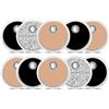 Diasticker® | FreeStyle Libre 3 Sensor Sticker - Adesivi per sensori - Set di 10 adesivi (Black & White)