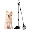 Lifewit Raccoglitore di feci in plastica per Cani, Leggera Paletta Portatile per Escrementi Animali di Taglia Media/Piccola, Set Regolabile Paletta con Asta in Metallo per Prati, Cortili, Erba
