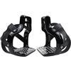 Milageto Staffe da Equitazione, Gabbia per Equitazione, staffe equestri, Sella da Cavallo in Alluminio, per Equitazione, Nero