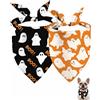 FIMWOLZ Costume Cane Halloween 2 Pezzi Fantasma, Bandana Regolabile e Lavabile in Lavatrice, Completo Confortevole Senza Restrizioni per Passeggio e Trick-or-Treat