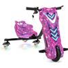 EVERCROSS EV8 Kart Drift 360°, Motore Picco 250W, Autonomia 26KM, Bluetooth | go kart elettrico con sedile regolabile,36V/5.2Ah, luci LED,3 velocità(16km/h),macchina elettrica per bambini,carico 70kg