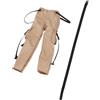 Generic Easy Doll Clothes Cargo Pants And Belt For 1/6 Figures,cachi | materiale morbido, resistente alla rottura, cambiamenti d'abito rapidi, stile casuale cool
