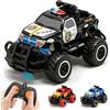 Pup Go Macchina Polizia Telecomandata per Bambini 3-8 Anni, Mini Auto RC | Monster Truck Fuoristrada Radiocomandata, Macchinina Telecomandata, Regalo Natale Compleanno, Giochi per Bambino 4-5 Anni