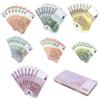 DOINEUFL 210 Banconote Giocattolo, Inclusi 7 Tagli da 5/10/20/50/100/200/500, 30 Pezzi per Ogni Taglio, Banconote Giocattolo False in Euro