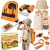 YOPINSAND Set da esplorazione per bambini, con gilet, cappello, zaino e binocolo | giocattolo da esterno per bambini, ragazze e ragazzi