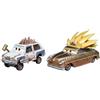 Disney Cars On The Road 2023 Mattel scala 1:55 pressofuso 2-pack Road Rumbler Jeremy e Chieftess