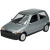 Generisch Welly 43854 - Modellino di auto compatibile con Fiat Cinquecento argento, circa 1/34-1/39, in metallo