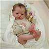 BNNPUU Bambole Reborn Femmine Realistica Bambole Reborn Toddler Silicone Originali bambolotti Che sembrano Bambole Veri Baby Dolls Femmina Neonato bambile Occhi Aperti 50 Cm
