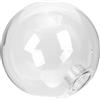 IWOWHERO Paralume in Vetro Trasparente a Sfera per Lampadario Attacco G9 | Diametro Foro 20mm, Facile da Installare e Smontare, Struttura Semplice, per Decorazione e Protezione