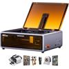 Creality Falcon A1 Kit Laser 10W, Incisore Laser Completamente Chiuso con Fotocamera Intelligente, 600 mm/s, Area di Lavoro 305 * 381mm, Ideale per Legno, Metallo, Acrilico, per Principianti