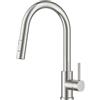 FORIOUS Rubinetto Lavello Cucina, Miscelatore Cucina con Doccetta Estraibile, Acciaio Inox Ad Alta Pressione Orientabile a 360°Monocomando