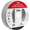 Maclean Cavo Coassiale Satellitare 1.0CCS RG6 50M e 100M (50m)