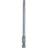 QUARKZMAN Punte Cacciavite testa esagonale piatta H4 (4mm) con Punta Magnetiche Gambo Esagonale 1/4 Lunga 100mm (4) in Acciaio S2 Inserti per Avvitatore Metrico con Bussola, Blu